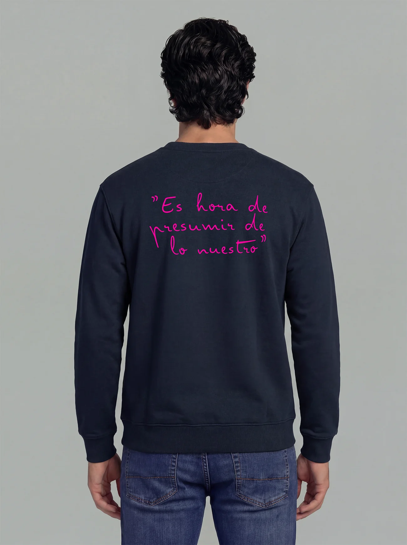 Sudadera Azul Marino Personalizable Hombre - Image 19