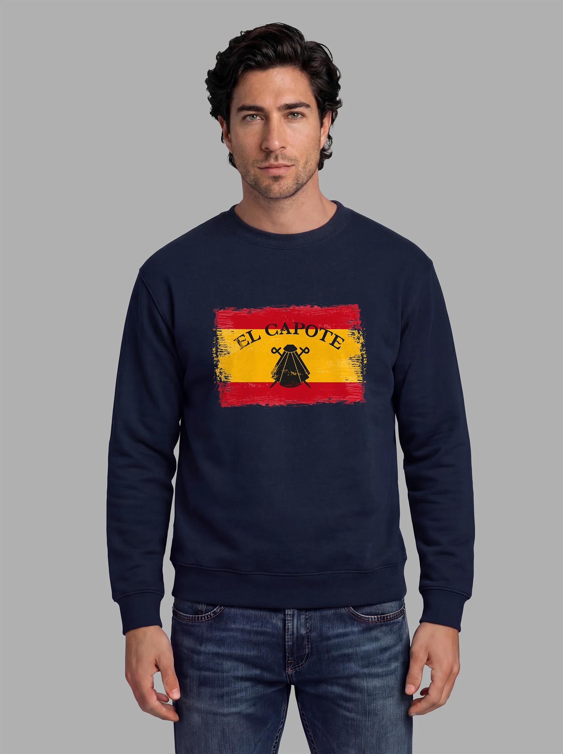Sudadera Azul Marino Personalizable Hombre - Image 7