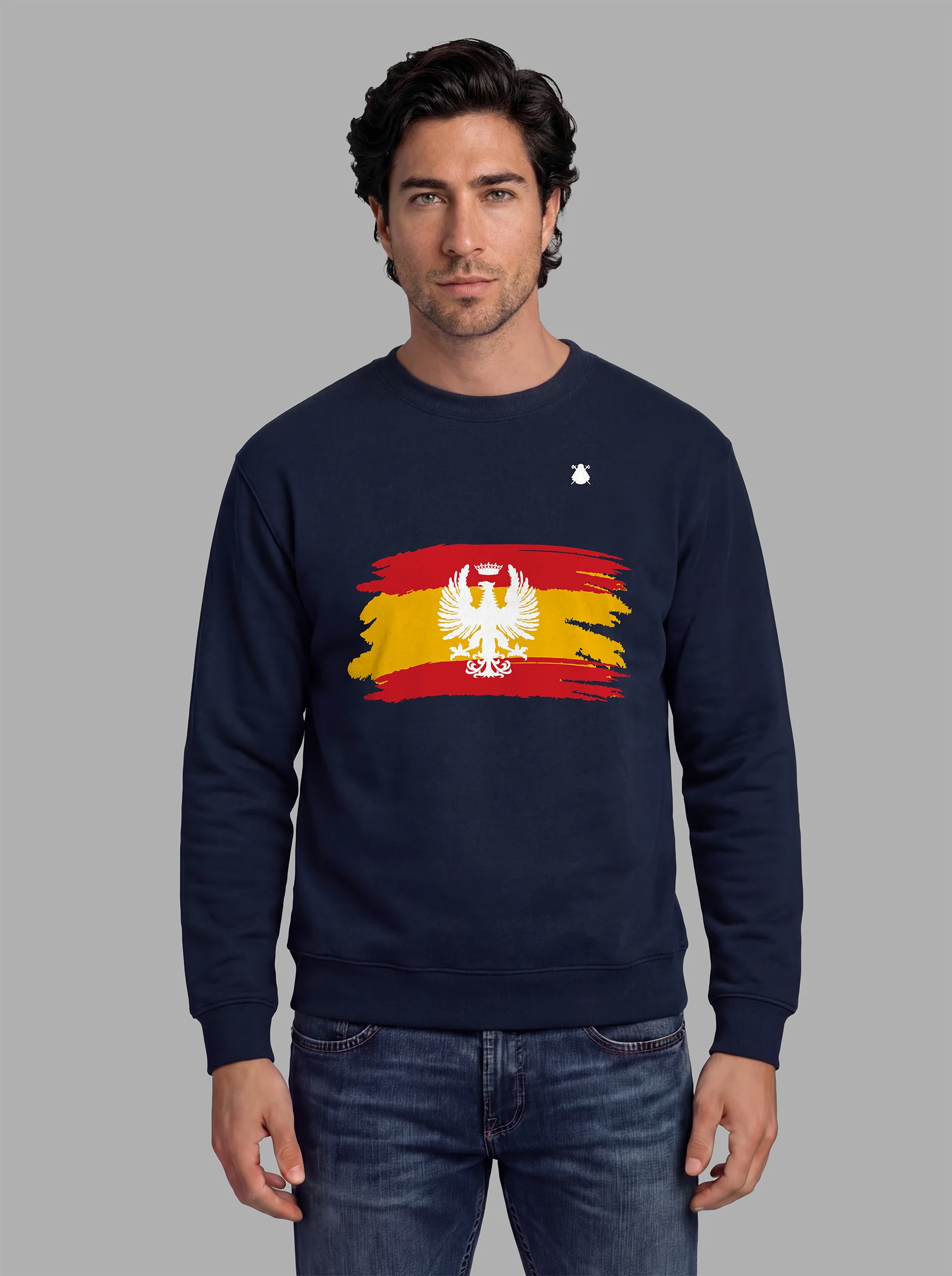 Sudadera Azul Marino Personalizable Hombre - Image 9