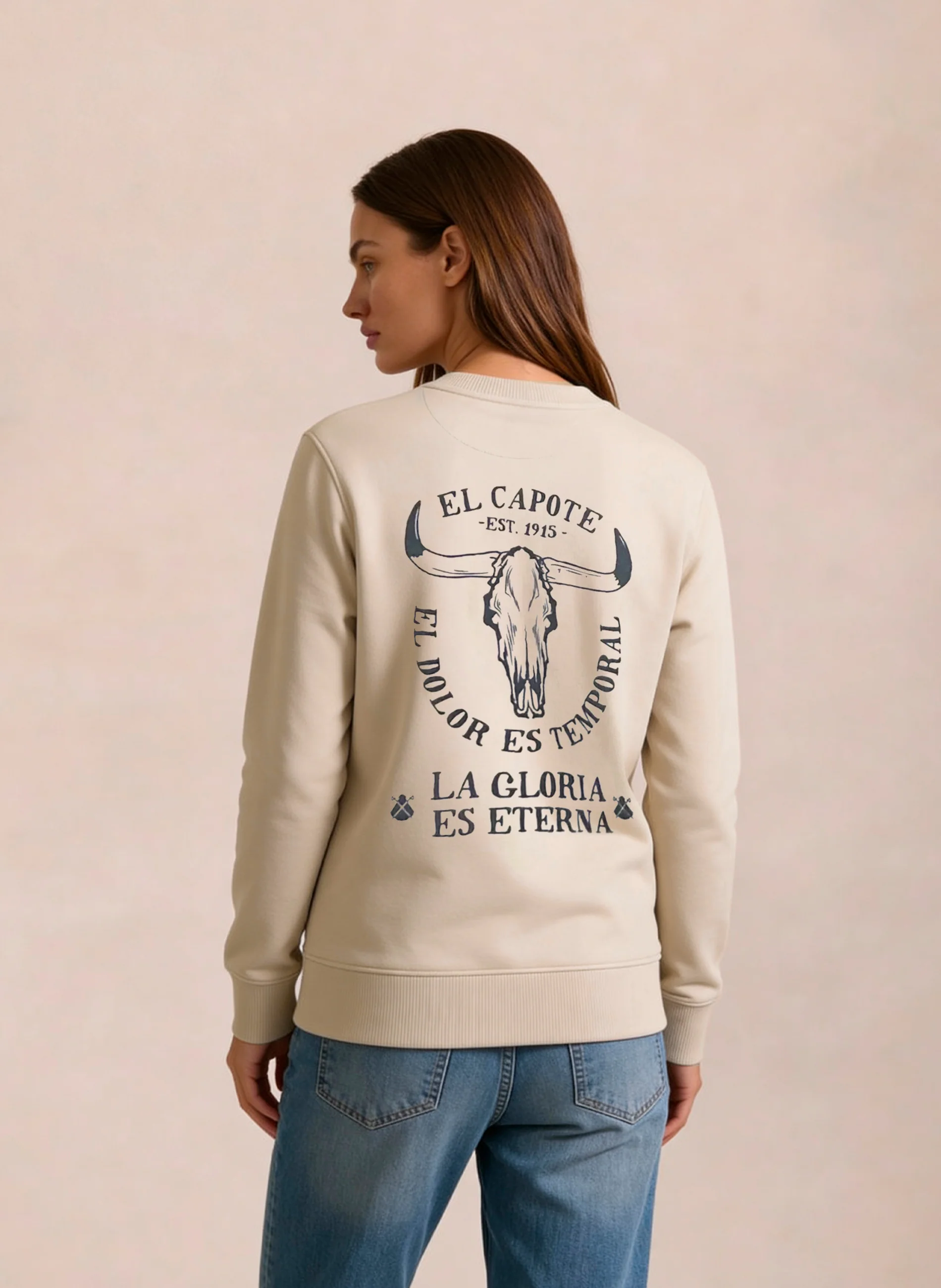 Sudadera Beige "La Gloria" Unisex - Image 6