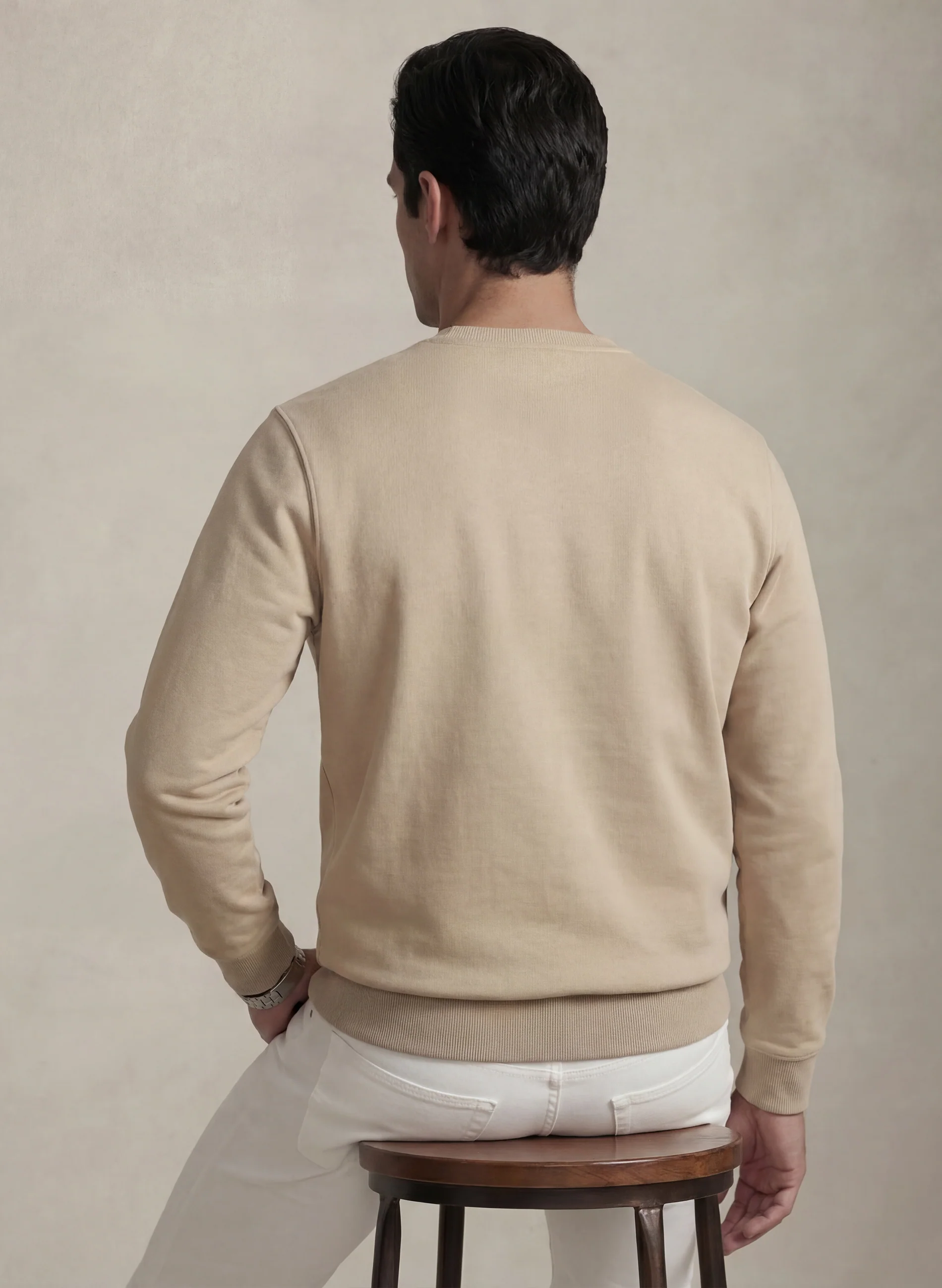 Sudadera Color Turrón El Capote Hombre - Image 6