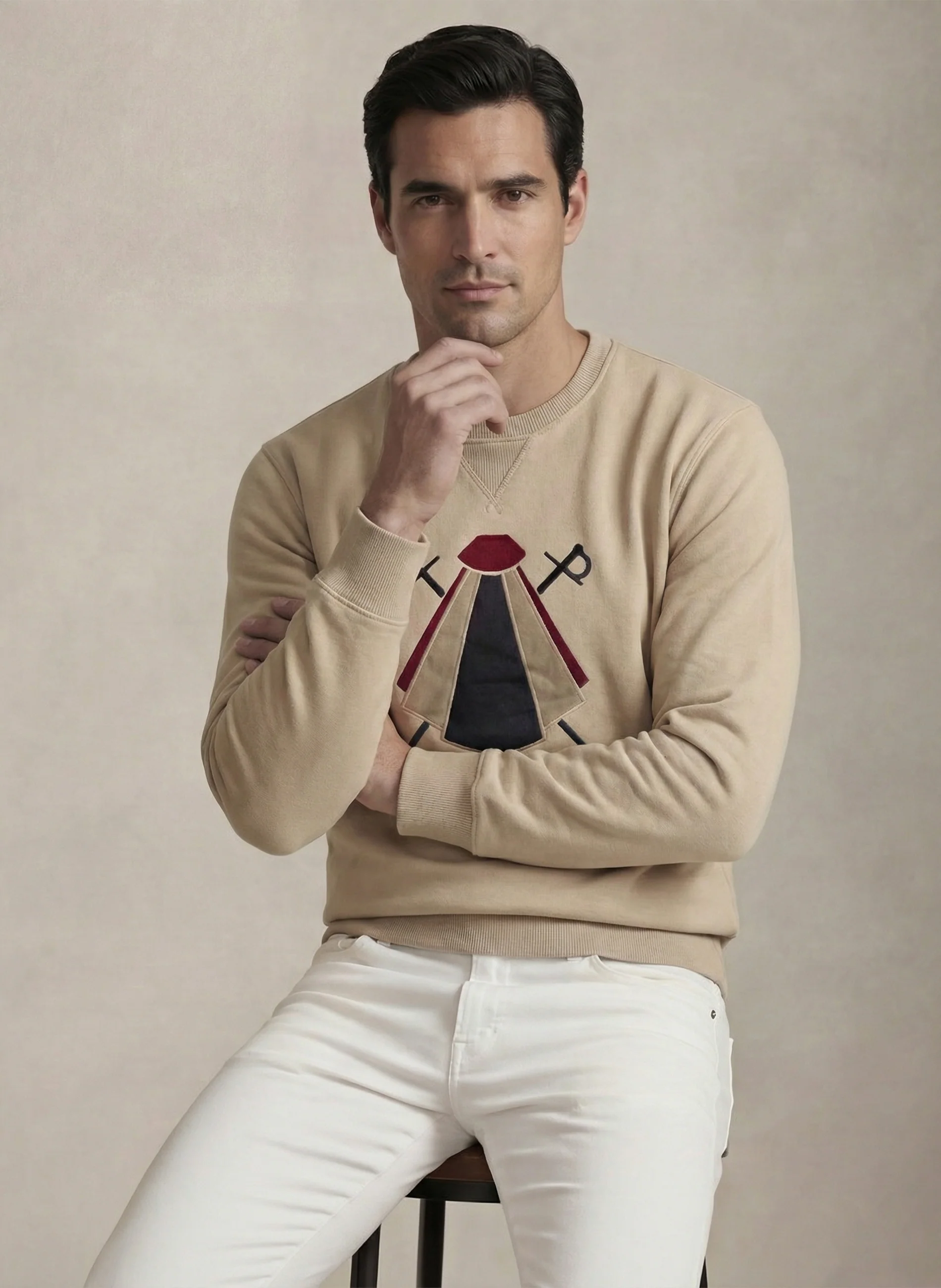Sudadera Color Turrón El Capote Hombre - Image 7