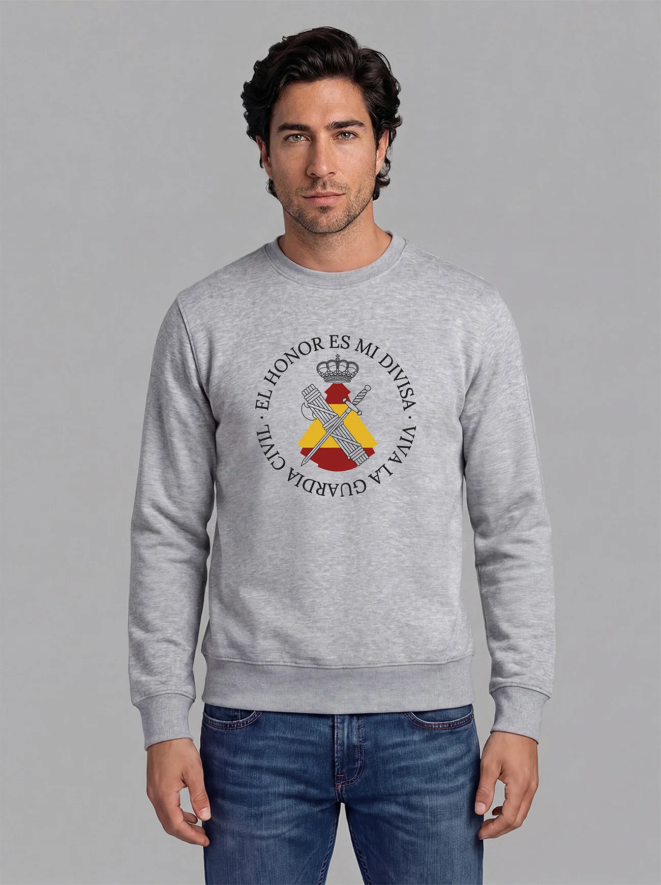 Sudadera Gris Personalizable Hombre - Image 12