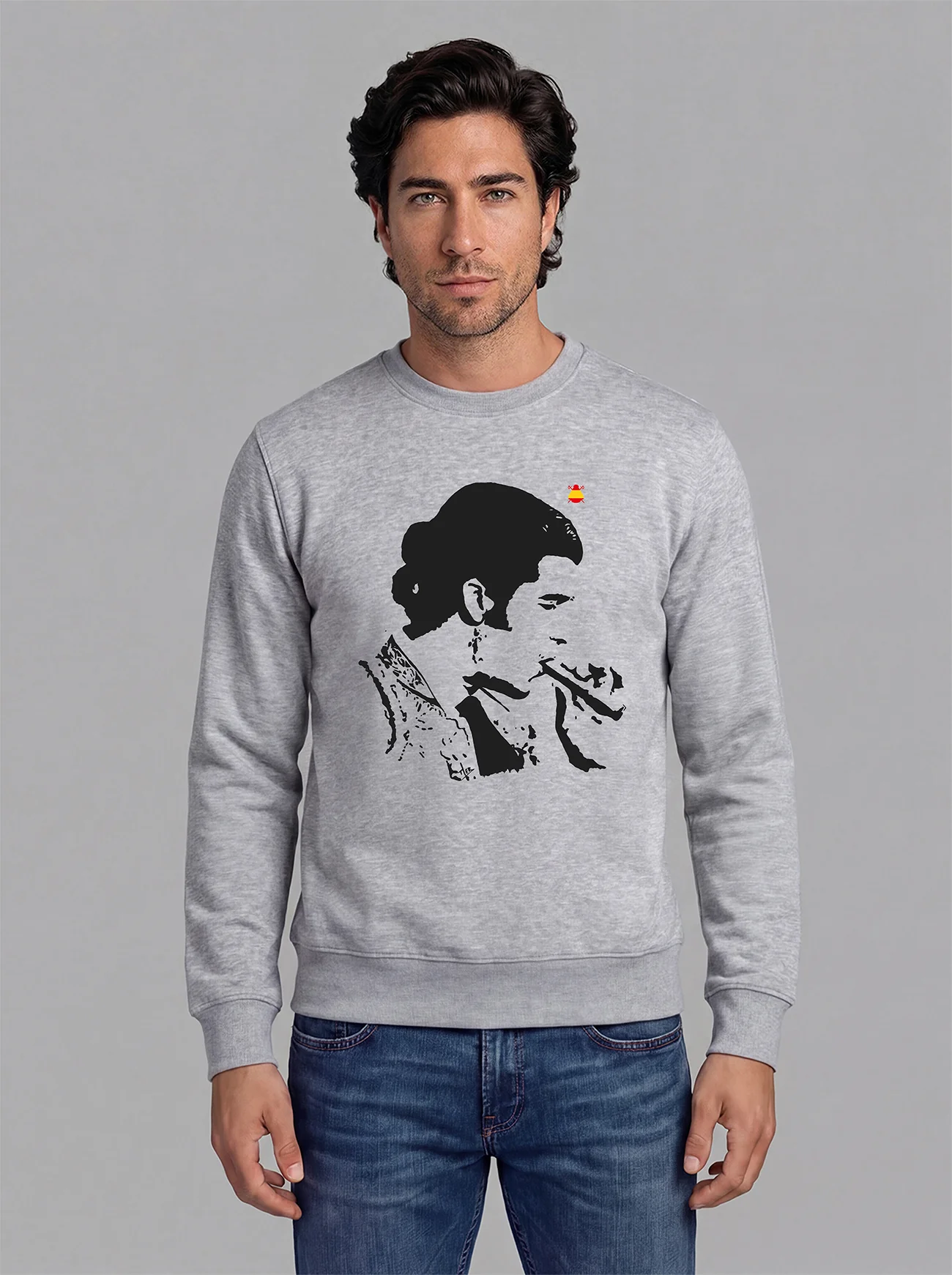 Sudadera Gris Personalizable Hombre - Image 13
