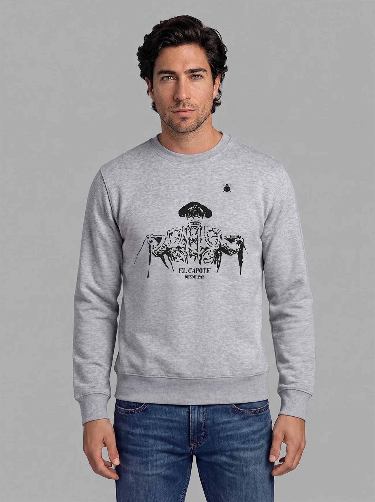 Sudadera Gris Personalizable Hombre - Image 17