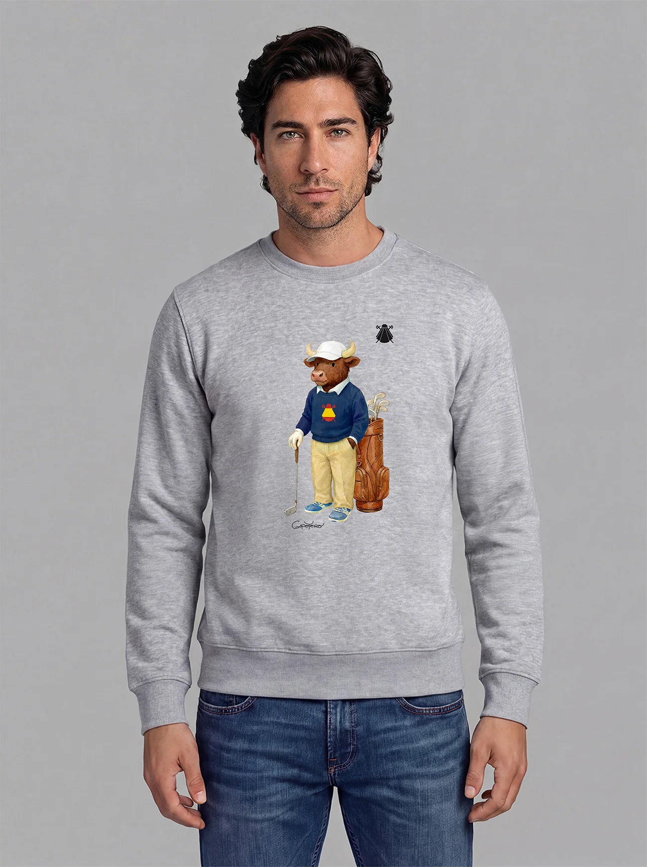 Sudadera Gris Personalizable Hombre - Image 18
