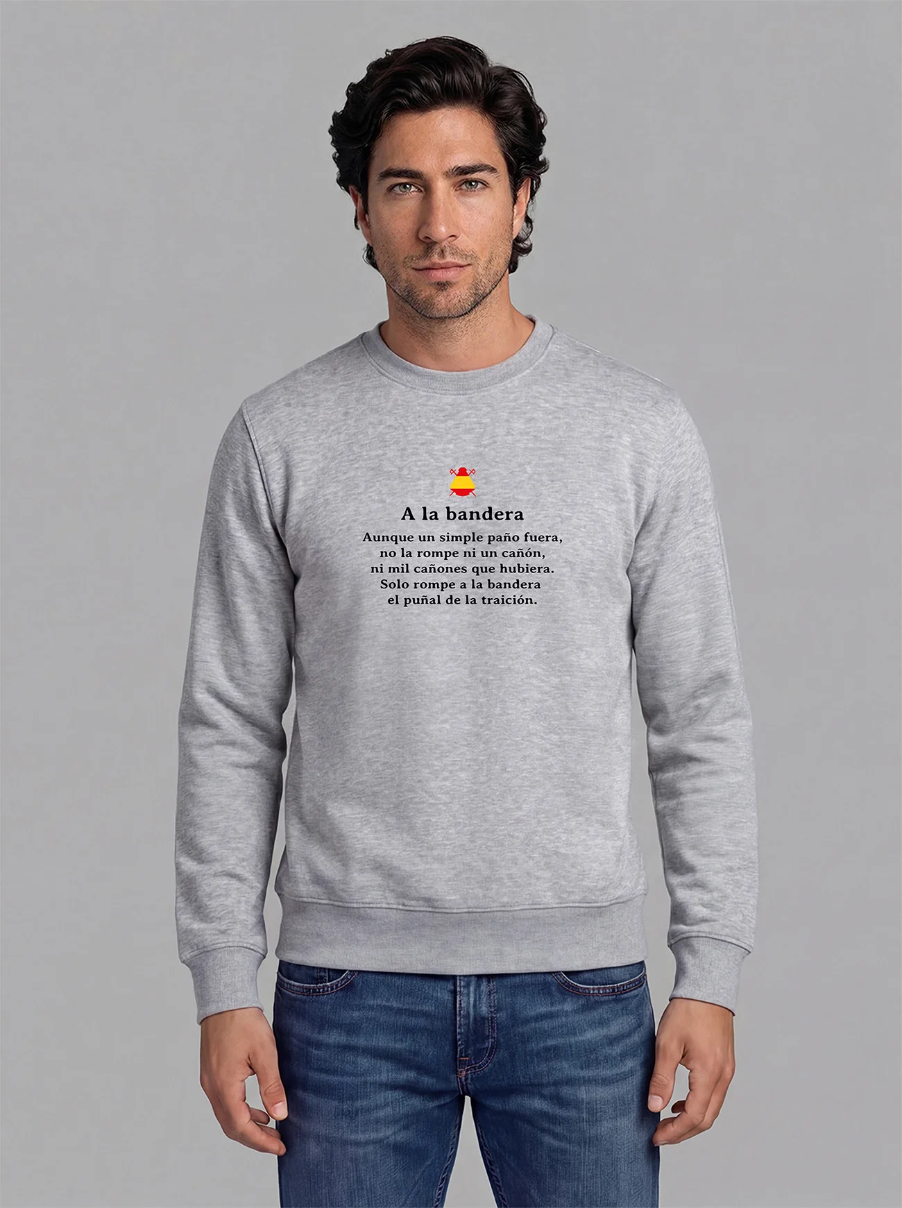 Sudadera Gris Personalizable Hombre - Image 24