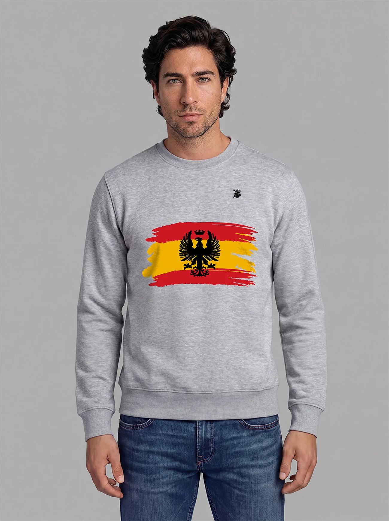Sudadera Gris Personalizable Hombre - Image 8