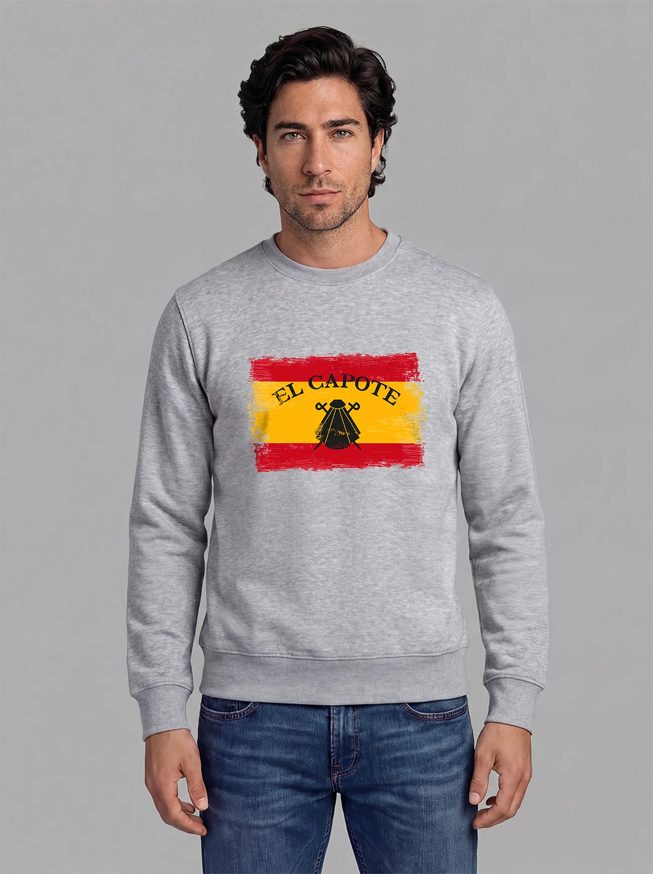 Sudadera Gris Personalizable Hombre - Image 9