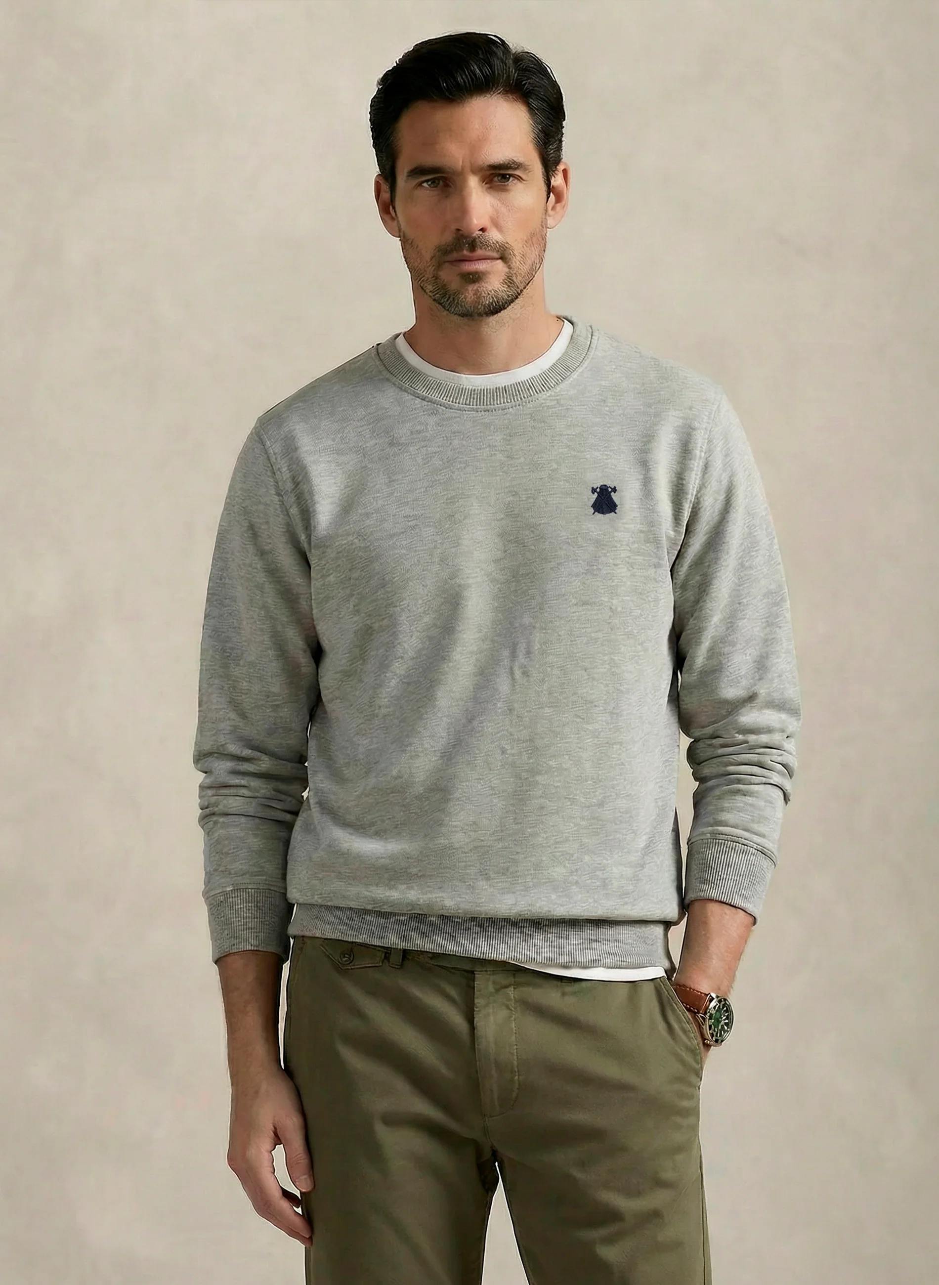 Sudadera Gris "El Sufrimiento es Parte de la Gloria" Hombre - Image 6