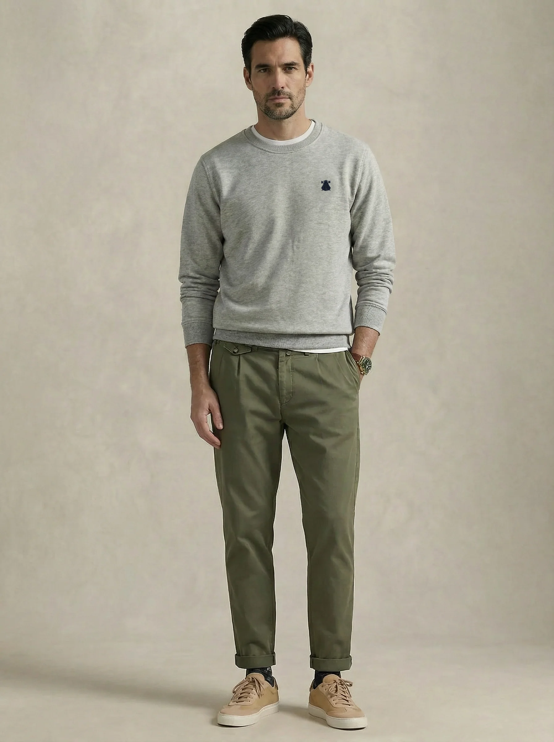 Sudadera Gris "El Sufrimiento es Parte de la Gloria" Hombre - Image 7