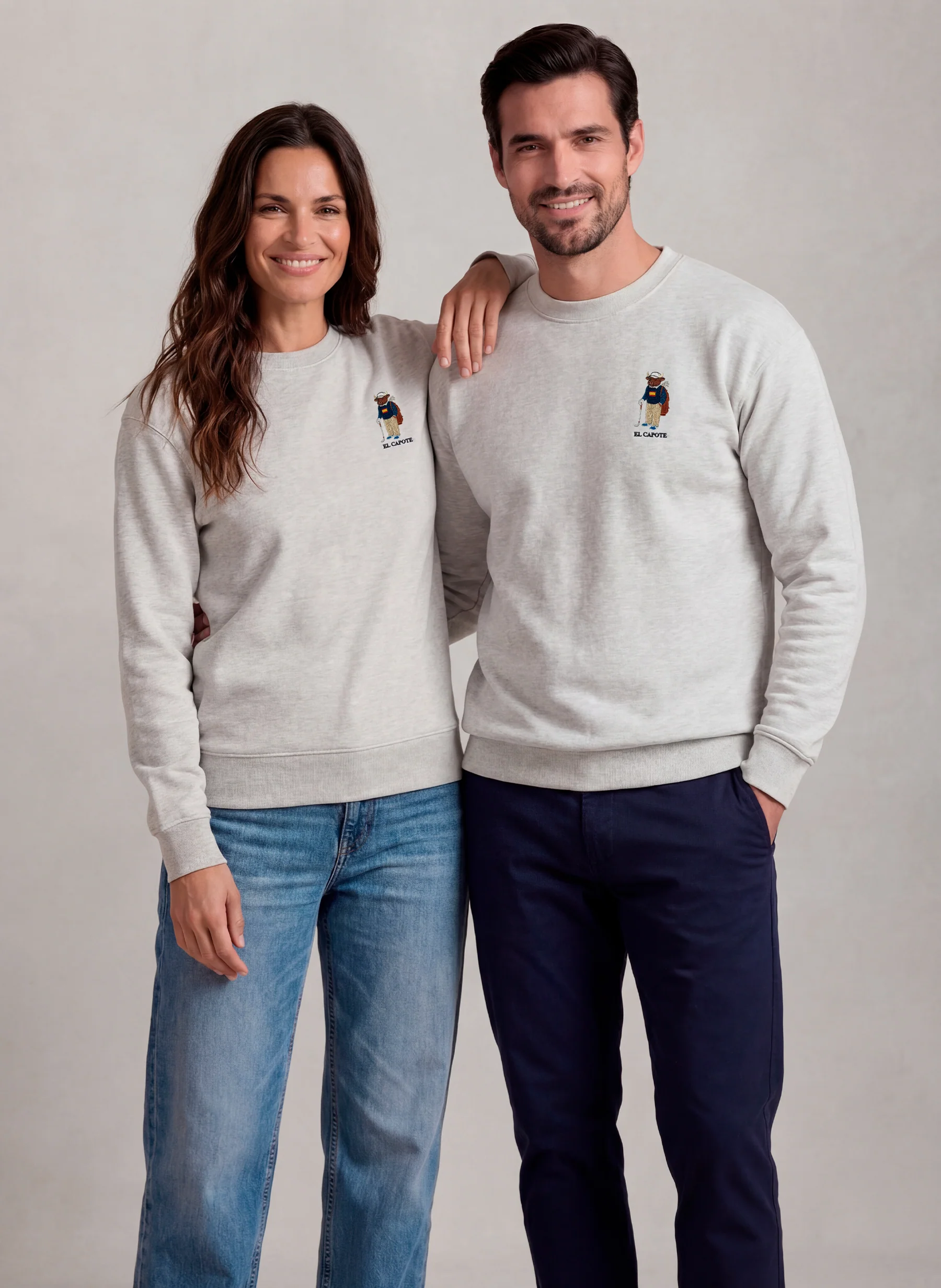 Sudadera Unisex Gris Torito Mujer - Image 3