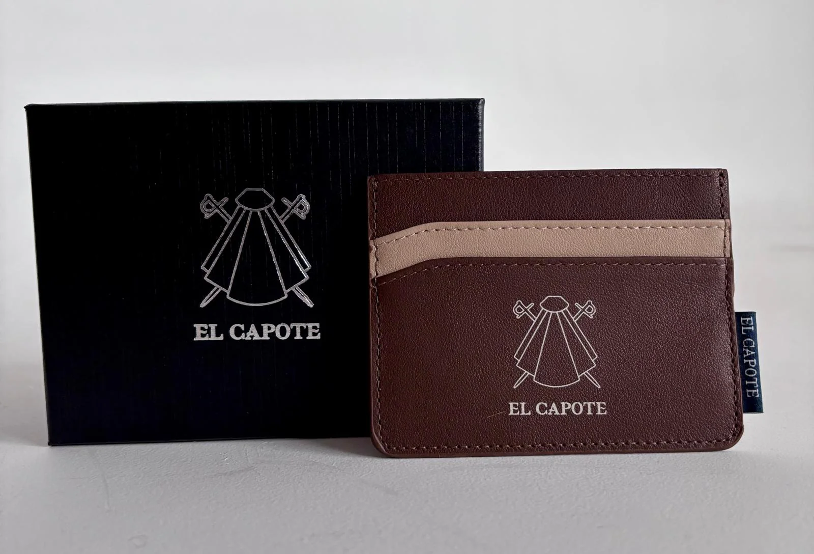 Tarjetero Cuero Marrón Hombre - Image 3