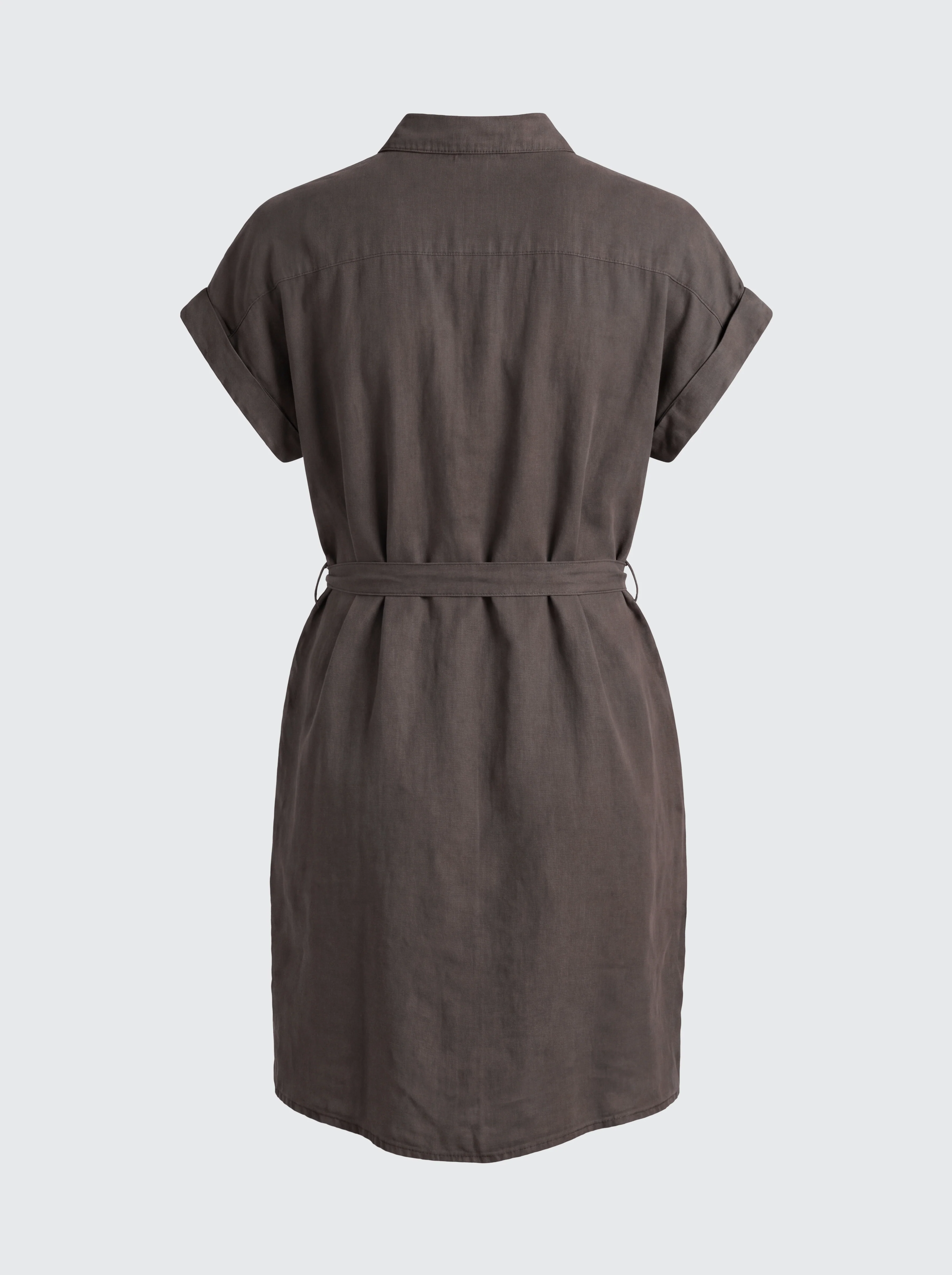 Vestido Marrón Tencel Mujer - Image 3